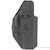 Ambidextrous black IWB holster showing trigger bump detail for Glock 19
