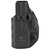 Side angle view showing trigger bump and minimalistic IWB holster design
