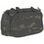 Side angle view of Grey Ghost Gear Range Bag black exterior pockets