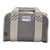 GPS Double Pistol Case in green and khaki with quilted lining