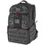 Interior storage compartments of GPS Tac Range Backpack Tall Blackout for firearms gear