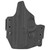 Side angle view of Defender holster showing adjustable retention and belt loop