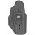 Side angle view of black Kydex Liberator MK II holster with IWB clip