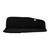 Close-up of exterior magazine pouches on black 36-inch tactical rifle case