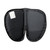 Black pistol rug open showing padded interior and front accessory pocket