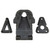 Rapid Force Locking Belt Slide in black securing holster to duty belt