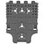 Close-up of QLS 22L locking mechanism on Safariland 6004 receiver plate