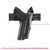 Safariland SL 6360 ALS SLS Mid-Ride Duty Holster for Glock 19 23 with Light, Right Hand