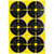 Allen Company EZ Aim 12x18 Bullseye Paper Targets 8-Pack with high-contrast splash design