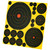 Shoot-N-C Target Assortment spread out displaying multiple target sizes and shapes