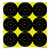 Birchwood Casey Shoot-N-C Round Bullseye Target 108-2 self-adhesive shooting target