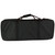 Close-up of black 600D polyester exterior and zipper detail on Tac Six rifle case