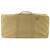 Side view of NcStar tan carbine bag showing interior compartment layout