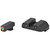 Glock OEM Night Sight Set AmGlo .165 iron sights front and rear