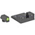 Close-up of XS R3D green tritium front and rear night sights