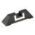 Side profile view of Glock 6.1mm fixed rear sight polymer construction