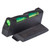 Hi-Viz LiteWave Front Sight for Ruger GP100 with green red white LitePipes