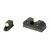 XS Sights R3D 2.0 Night Sights for CZ P10 Standard Height Green