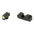 XS Sights R3D 2.0 Night Sights for Glock 43 in green