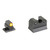 Close-up of R3D 2.0 tritium front and rear night sight set for HK VP9