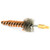 Close-up detail of FG-367 chamber brush bristles and handle construction