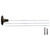 Hoppe's .22 Cal Rifle Cleaning Rod Set three-piece aluminum cleaning kit
