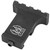 Side angle view of GG&G offset flashlight mount showing rail attachment