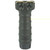 Close-up angle of TangoDown black vertical foregrip grip texture detail