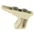Close-up of BCM KAG M-LOK angled grip FDE mounting rail interface