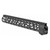 Side profile view of Fortis Switch Rail M-LOK handguard showing full rail length