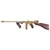 Thompson 1927A1 DLX receiver and action detail with gold anodized finish