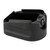 Side profile view of Warne black magazine extension for M&P 9/40