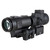 Trijicon Mro - 2 MOA Dot - Red - Reflex Sight - Full Co-Witness Mount, 3x Magnifier - Black