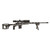 HOWA CHASSIS - 6.5 CM - 24" - 10+1 - HEAVY THREADED - GRAY