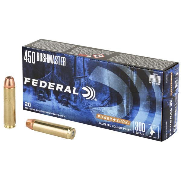 FEDERAL 450 BUSHMASTER - 300 GR - POWER SHOK - 20 RDS/BOX