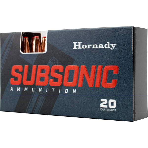 HORNADY 450 BUSHMASTER - 395 GR - SUB-X	 - 20 RDS/BOX