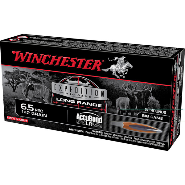 WINCHESTER  6.5 PRC - 142 GR - ACCUBOND - 20 RDS/BOX