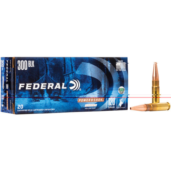 FEDERAL 300 BLK - 120 GR - SP - 20 RDS/BOX