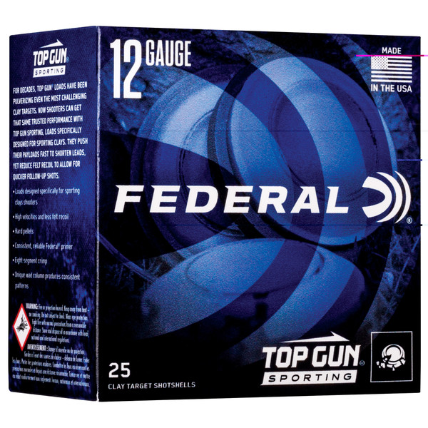 FEDERAL 12 GA - 2.75" - #7.5 - 1 OZ -25 RDS/BOX