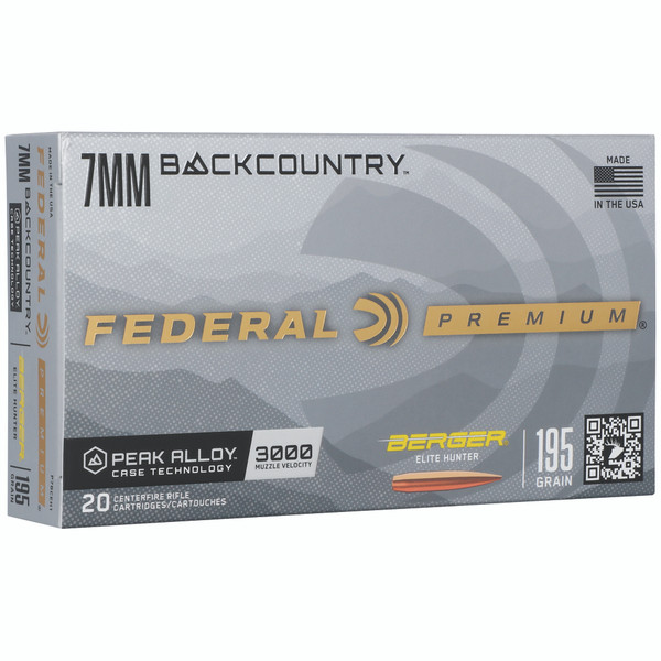 Federal - 7mm REM - 195 gr - Berger Hybrid - 20 Rds/box