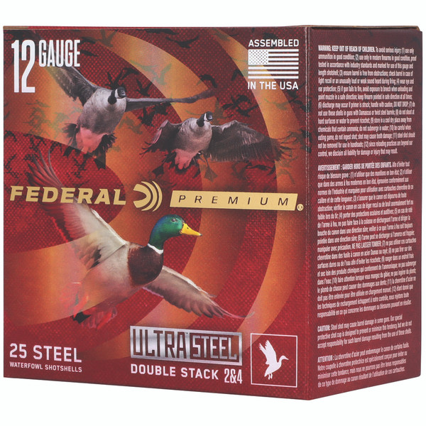 Federal - 12 GA - 1.25 oz - #2/#4 - 25 Rds/box