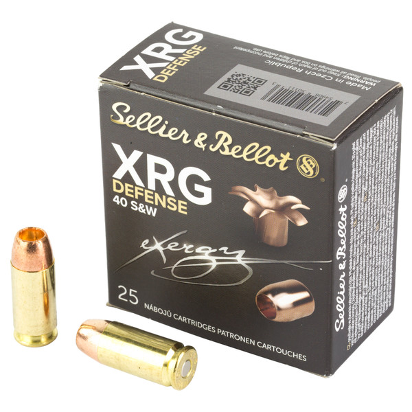 SELLIER & BELLOT - 40 S&W - 130 GR - SCHP - 25 RDS/BOX