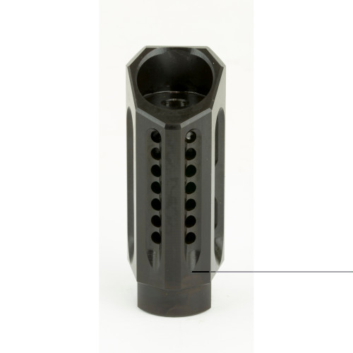 YHM SLANT - AR15 - 556 NATO - MUZZLE COMPENSATOR - 1/2X28 - BLACK
