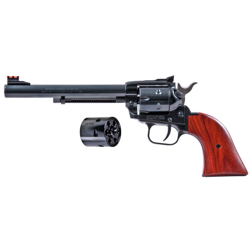 HERITAGE ROUGH RIDER - 22 LR/22 WMR -  6.5" - 6 RD - RPLHE22MB6AS