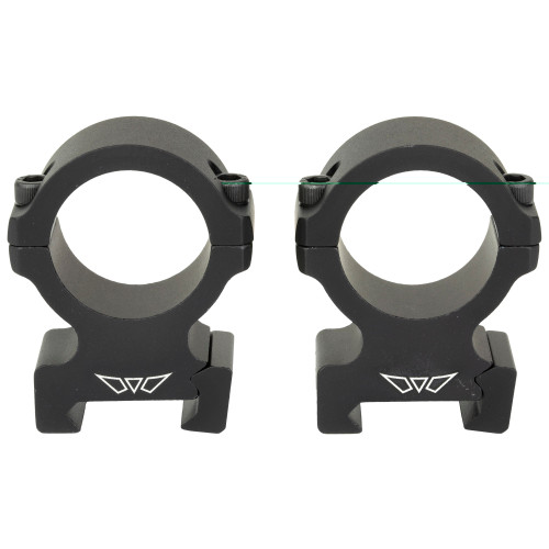 Warne Vapor 30mm Scope Rings High Mount Horizontal