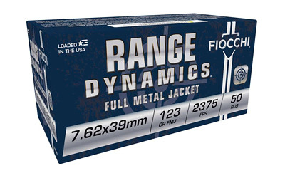 FIOCCHI AMMUNITION 7.62X39 - 123 GR - FMJ - 50 RDS/BOX