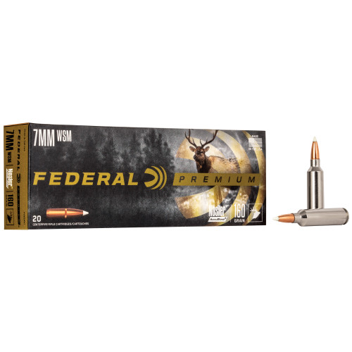 Federal Premium - 7mm WSM - 160gr - Nosler AccuBond - 20 Rds/box