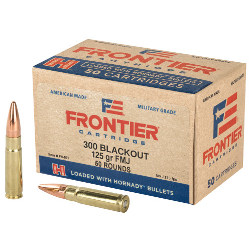 Hornady Frontier - 300 Blackout - 125gr - FMJ - 50 Rds/box