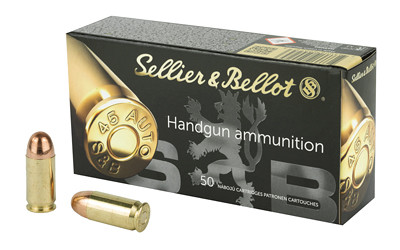 SELLIER & BELLOT - 45 ACP - 230 GR - FMJ - 50 RDS/BOX