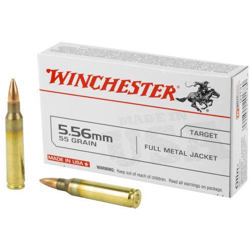 Winchester - 5.56 - 55gr - FMJ - 20 Rds/box